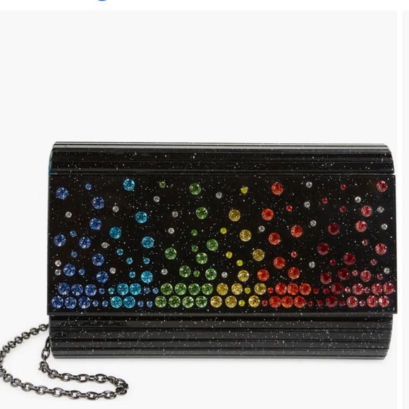 Crystal Embellished Party
Clutch/Color: Charcoal 
Kurt Geiger London
$120 NEW - Picture 3 of 16